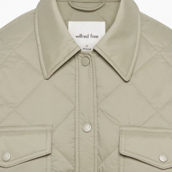 Wilfred Free THE GANNA QUILTED SHIRT JACKET - Picture 2 of 6